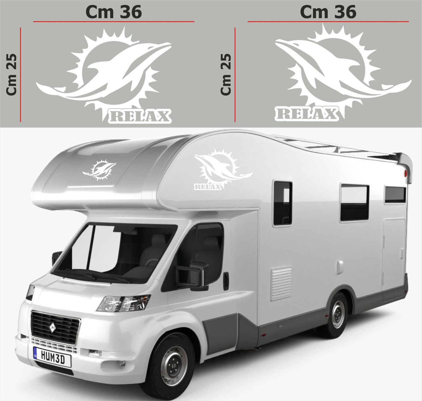 set adesivi decal vinile