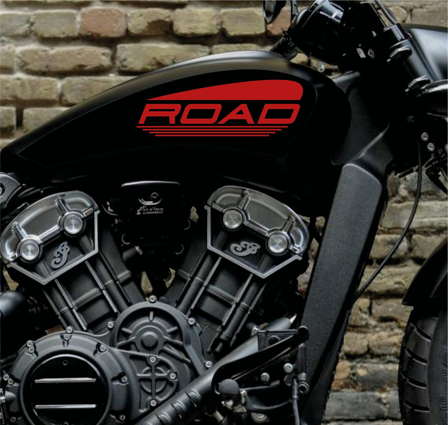 DualColorStampe Adesivi Compatibili con Indian motorcycle moto serbatoio DX-SX stickers Moto Motorbike ROAD COD.M0271 a €18.99 solo da DualColorStampe