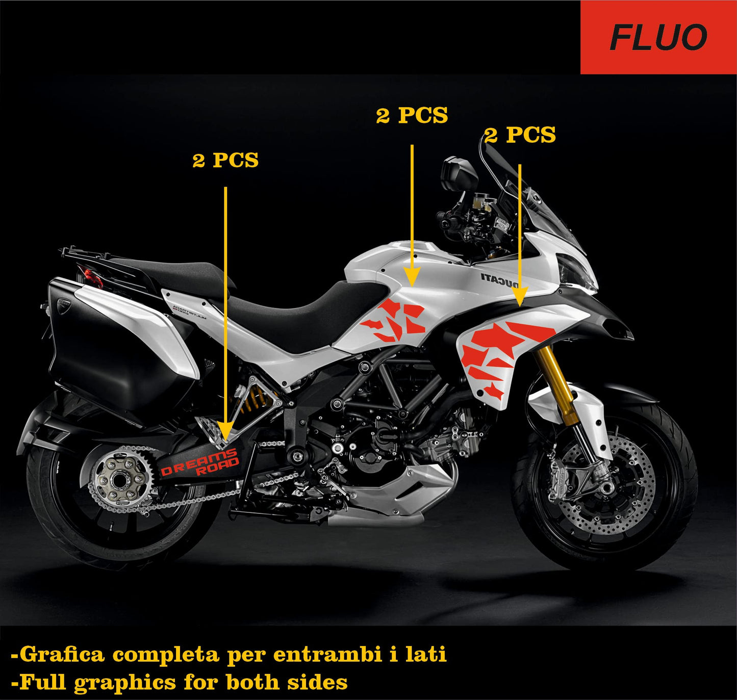 set adesivi decal vinile