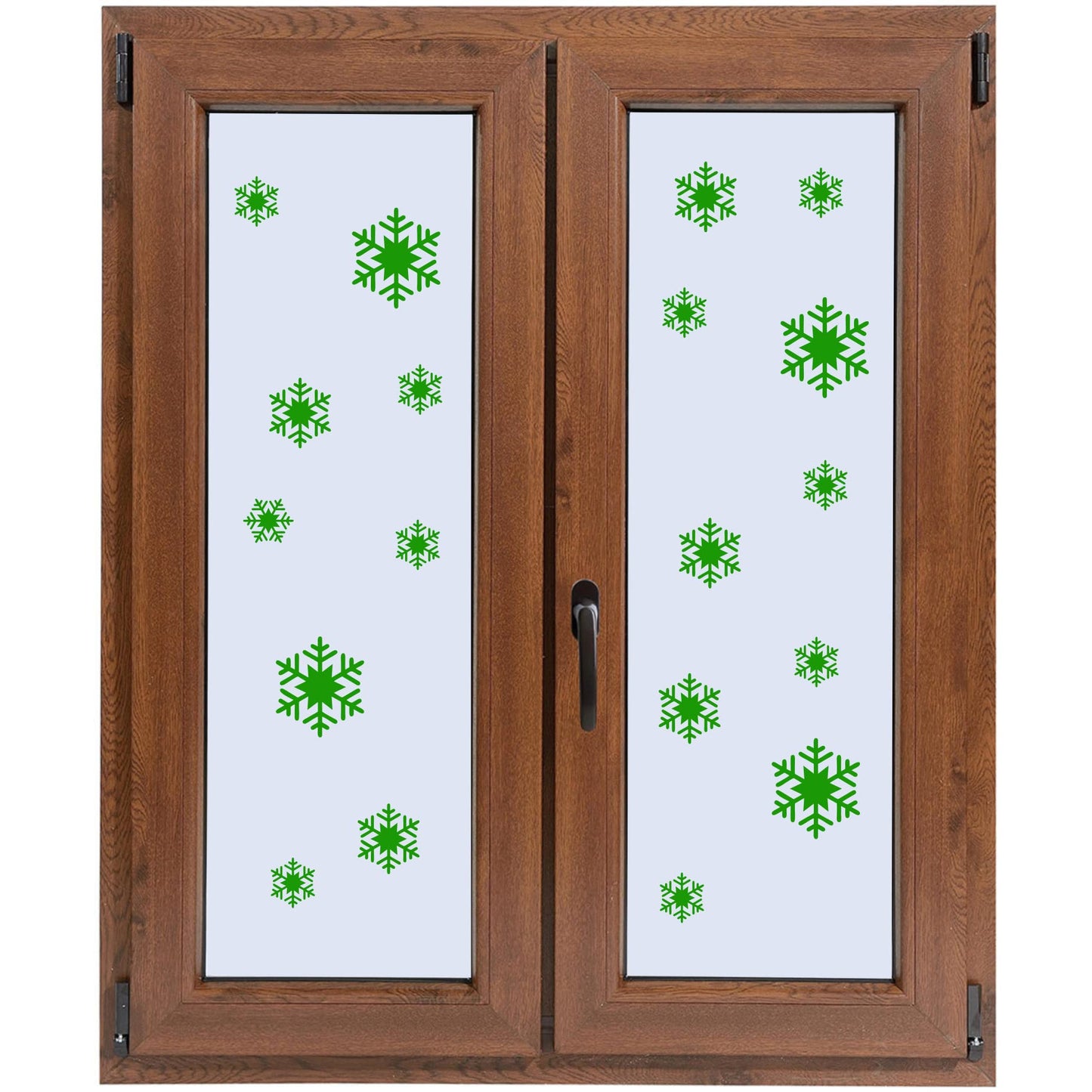 Adesivi Fiocchi di Neve per Natale Stickers da Vetro Fai da Te Finestra Decorazione Vetrina- VINILE COLORE A SCELTA COD.I0080 a €9.99 solo da DualColorStampe