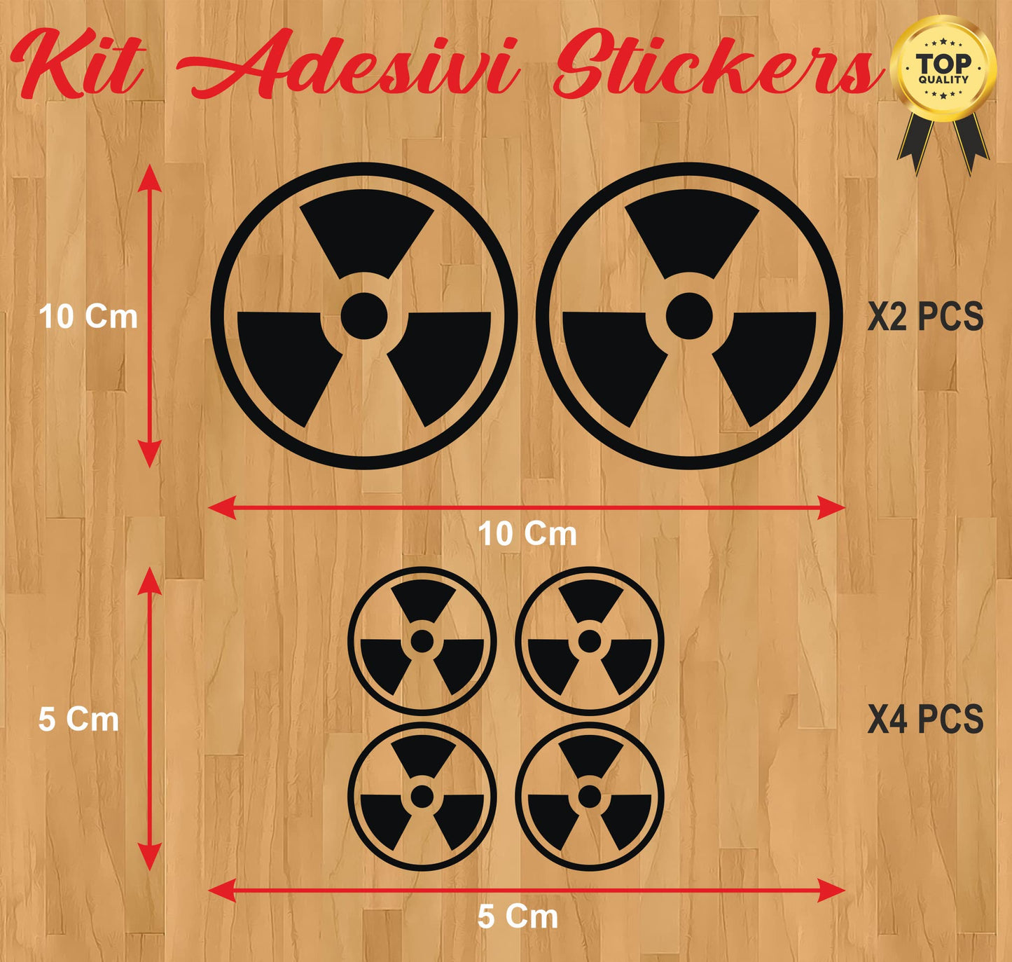 set adesivi decal vinile