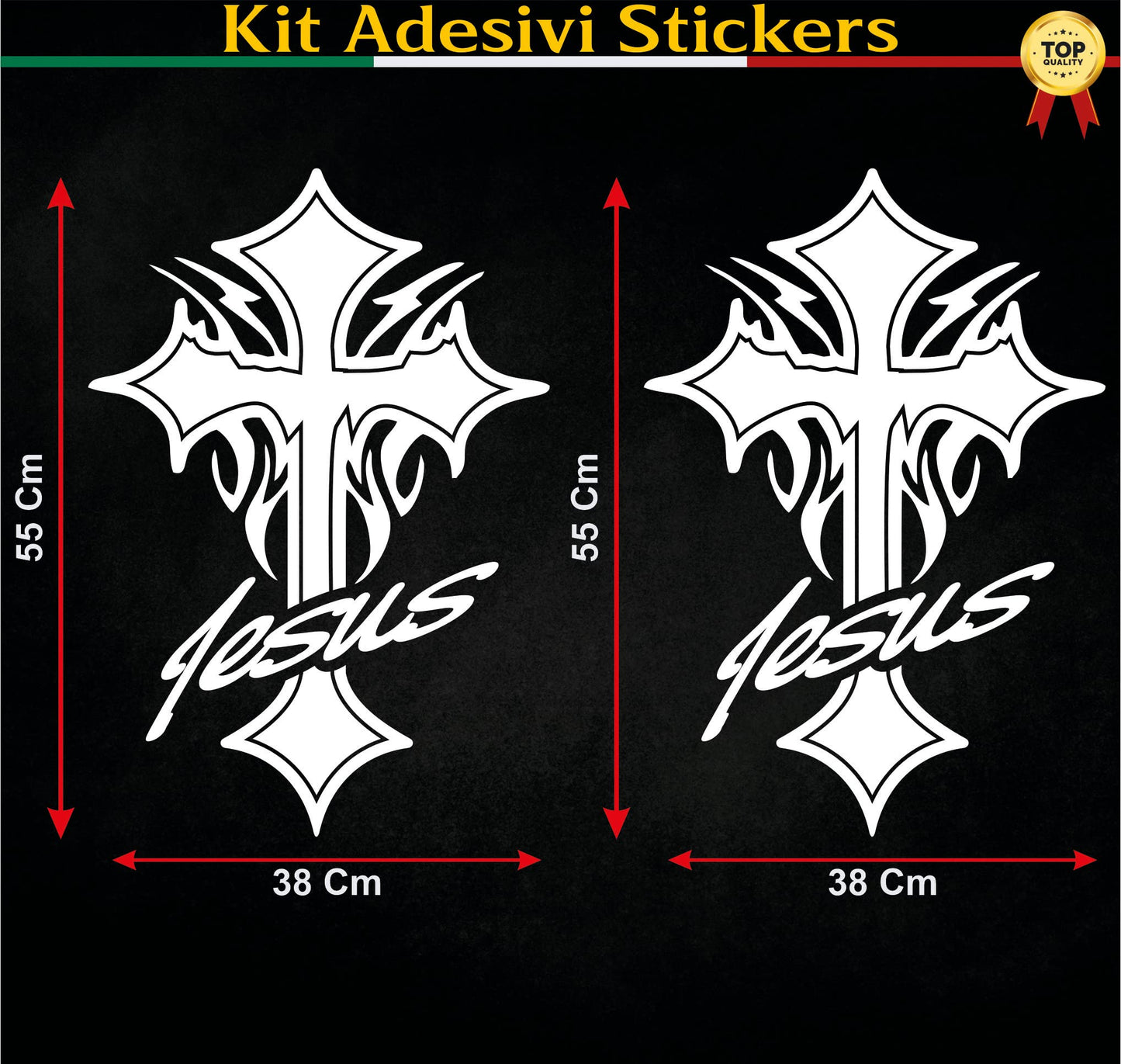set adesivi decal vinile