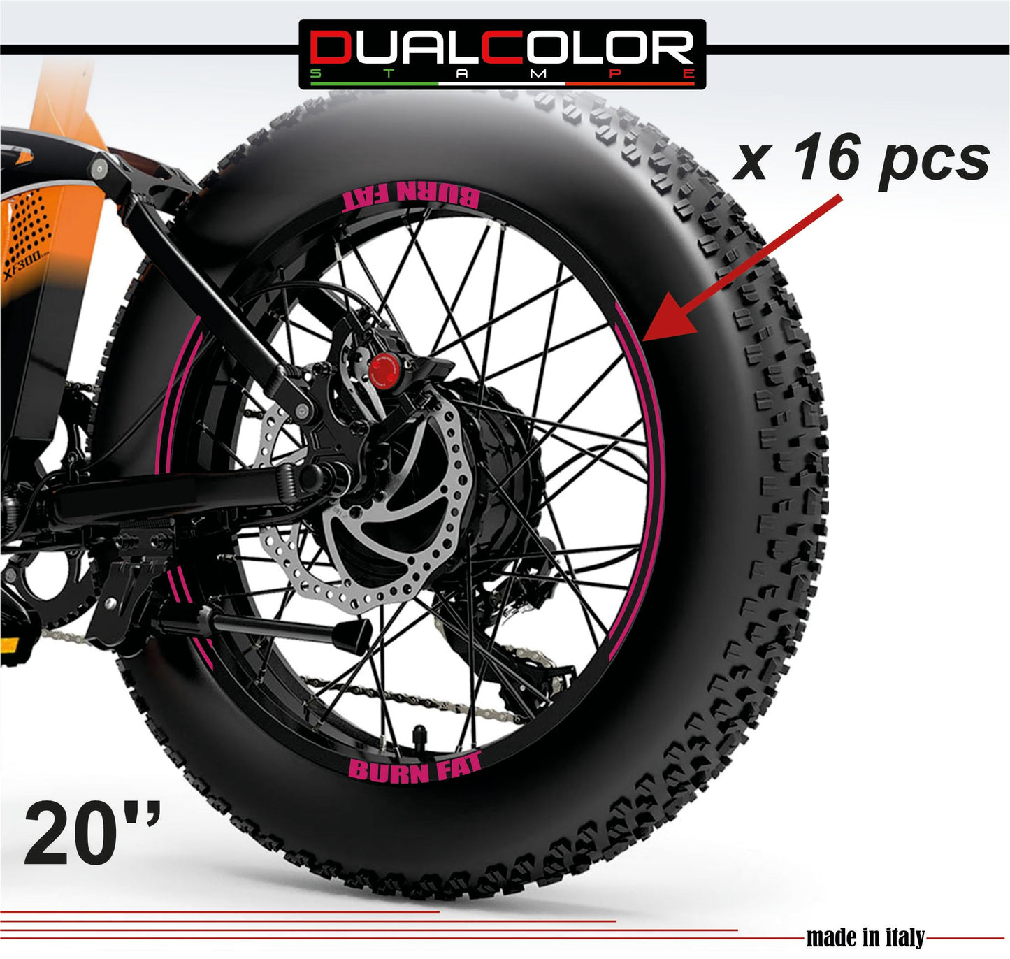 set adesivi decal vinile