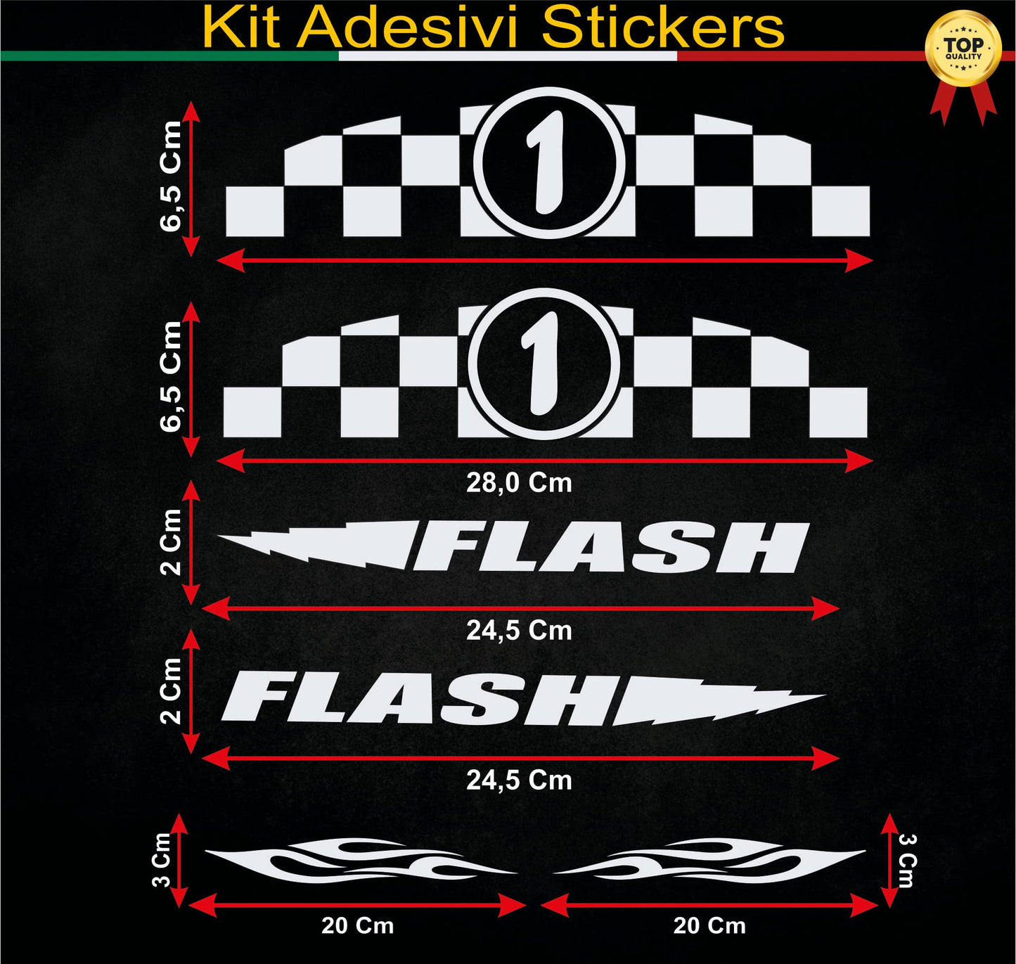 DualColorStampe Adesivi Compatibili con BOOSTER MBK Deezer SCACCHI DX-SX accessori stickers Motociclo colore a scelta COD.M0276 a €14.99 solo da DualColorStampe