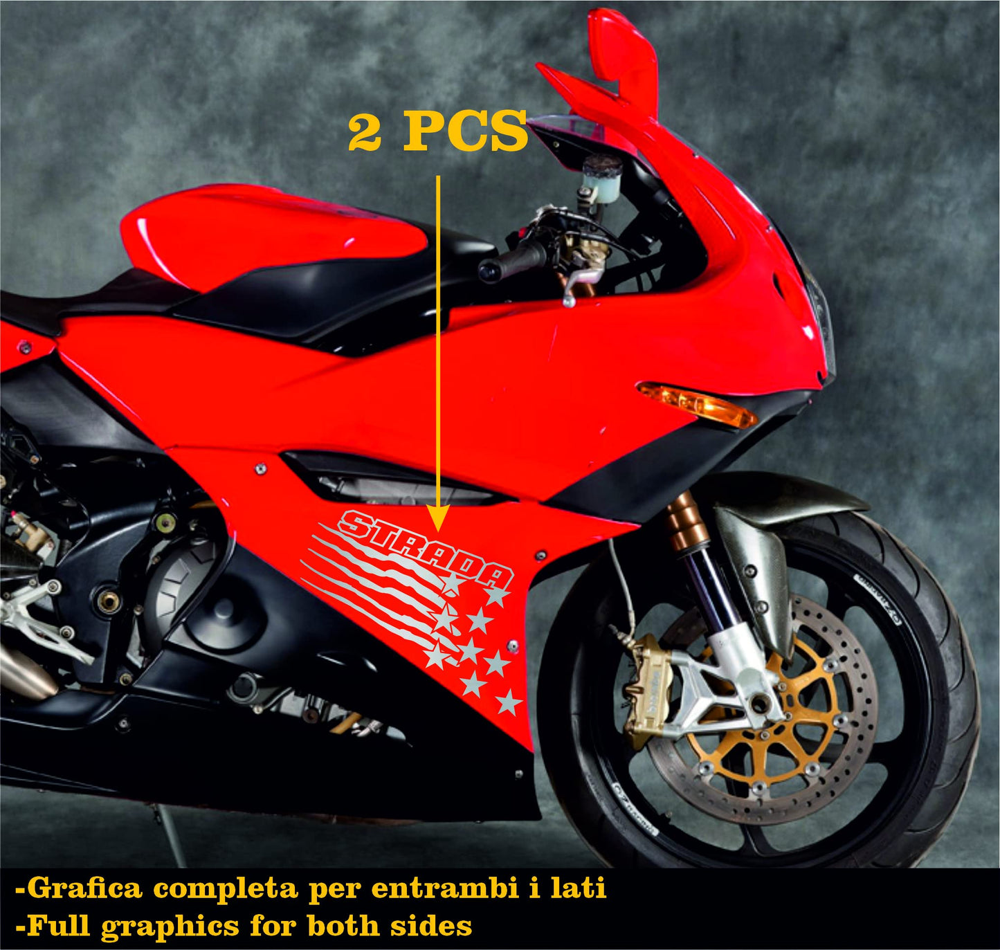 set adesivi decal vinile