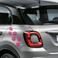 3D Dog Cat Paws Footprint Stickers for Cars Exterior Bodywork Side CHOOSE COLOR COD.0010