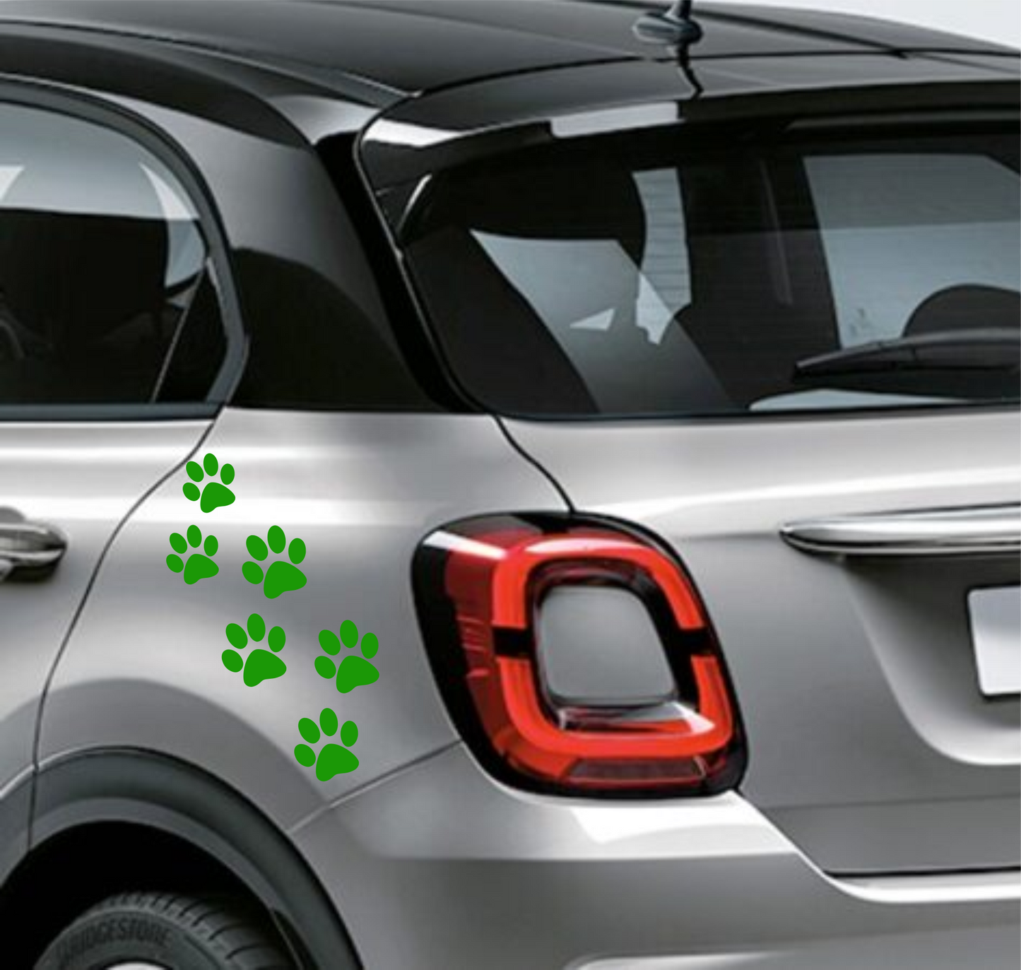 3D Dog Cat Paws Footprint Stickers for Cars Exterior Bodywork Side CHOOSE COLOR COD.0010