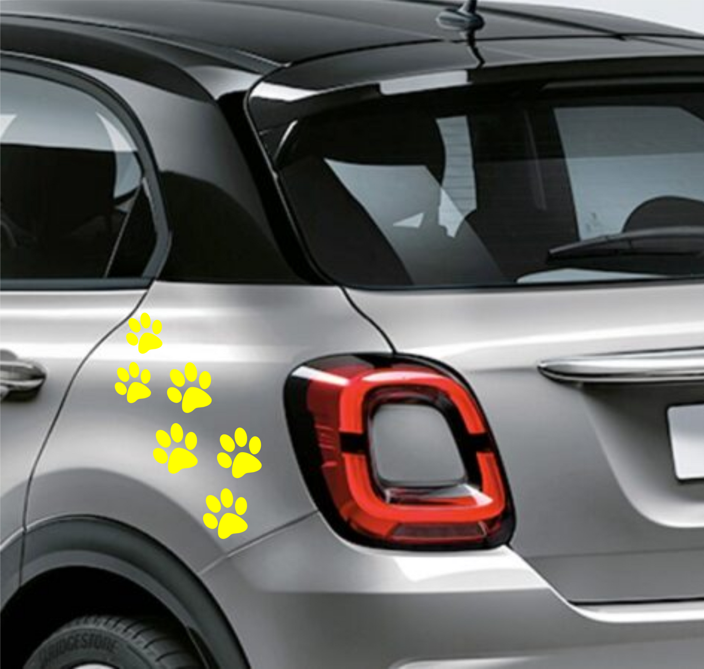 3D Dog Cat Paws Footprint Stickers for Cars Exterior Bodywork Side CHOOSE COLOR COD.0010