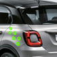 3D Dog Cat Paws Footprint Stickers for Cars Exterior Bodywork Side CHOOSE COLOR COD.0010