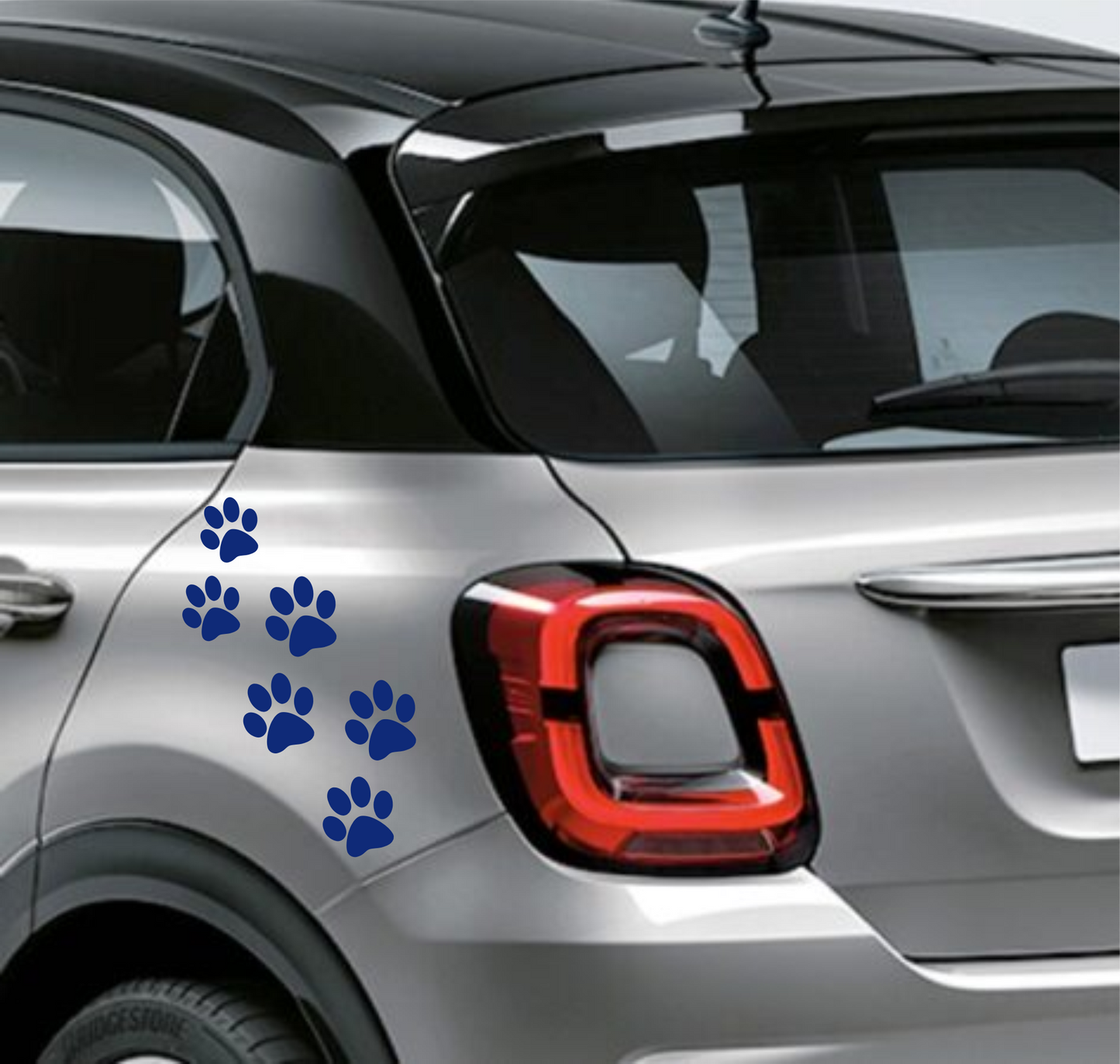 3D Dog Cat Paws Footprint Stickers for Cars Exterior Bodywork Side CHOOSE COLOR COD.0010