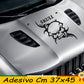 Adesivo fuoristrada 4x4 a forma di teschio Adesivi per 4x4 off Road Decalcomanie per Auto Fuoristrada Renegade Wrangler 0081