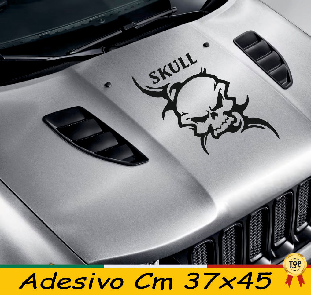 Adesivo fuoristrada 4x4 a forma di teschio Adesivi per 4x4 off Road Decalcomanie per Auto Fuoristrada Renegade Wrangler 0081