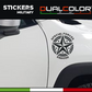 Adesivi compatibili con Jeep Renegade Compass Wrangler 4x4 adesivi collezione stelle militari Auto Decal accessori auto 0391