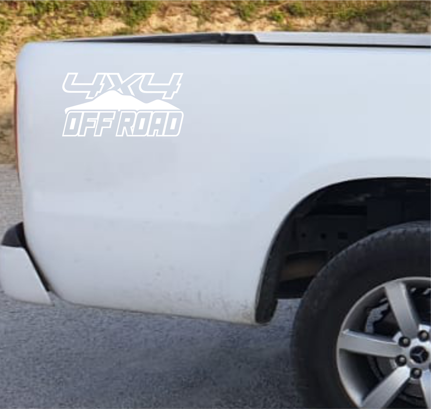 DualColor Prints STICKERS VOOR PICKUP 4X4 OFF ROAD (2 STUKS DX-SX) OFF-ROAD accessoires stickers sticker auto COD.0134