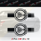 DualColor Prints STICKERS VOOR PICKUP 4X4 OFF ROAD (2 STUKS DX-SX) OFF-ROAD accessoires stickers sticker auto COD.0134