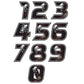Adesivi Numeri Gara con Teschio – Skull Racing Stickers 0-9 per Moto, Auto, Caschi, Kart, Bici – Vinile Waterproof UV Resistant – Stile Estremo 0448