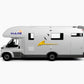 Set Adesivi Camper e Barche con Logo Mare e Gabbiani – Decorazioni Nautiche PVC Air Free (10 Pezzi) 0460