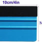 DualColorStampe Spatola Professionale con Feltro AntiGraffio per Wrapping Pellicola, Pellicole per Vetro Auto, PVC [1 PEZZO, Blu]