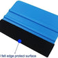 DualColorStampe Spatola Professionale con Feltro AntiGraffio per Wrapping Pellicola, Pellicole per Vetro Auto, PVC [1 PEZZO, Blu]