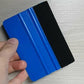 DualColorStampe Spatola Professionale con Feltro AntiGraffio per Wrapping Pellicola, Pellicole per Vetro Auto, PVC [1 PEZZO, Blu]
