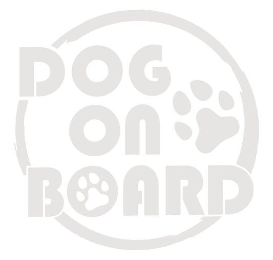 DualColorStampe Adesivo dog on board Stickers a forma di zampa di cane impronta cane a bordo decalcomania decal 0008