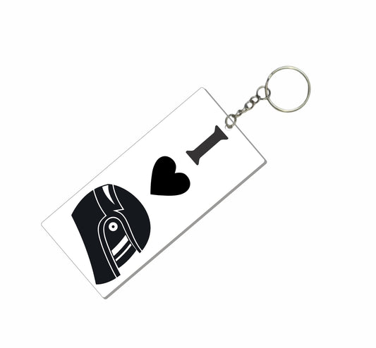 DualColorStampe Portachiavi moto personalizzato battito cardiaco motociclista - regalo papà - Idea regalo personalizzata - regalo san Valentino POR011
