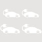 DualColorStampe Adesivi in vinile wall stickers tuning auto elettrica LOGO AUTO ELETTRICA accessori auto stickers COD.0422