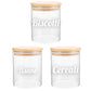 DualColorStampe Adesivi per barattoli cucina, per biscotti tisane e cereali per dispensa, stickers eleganti, in materiale Impermeabile e lavabile - I0151