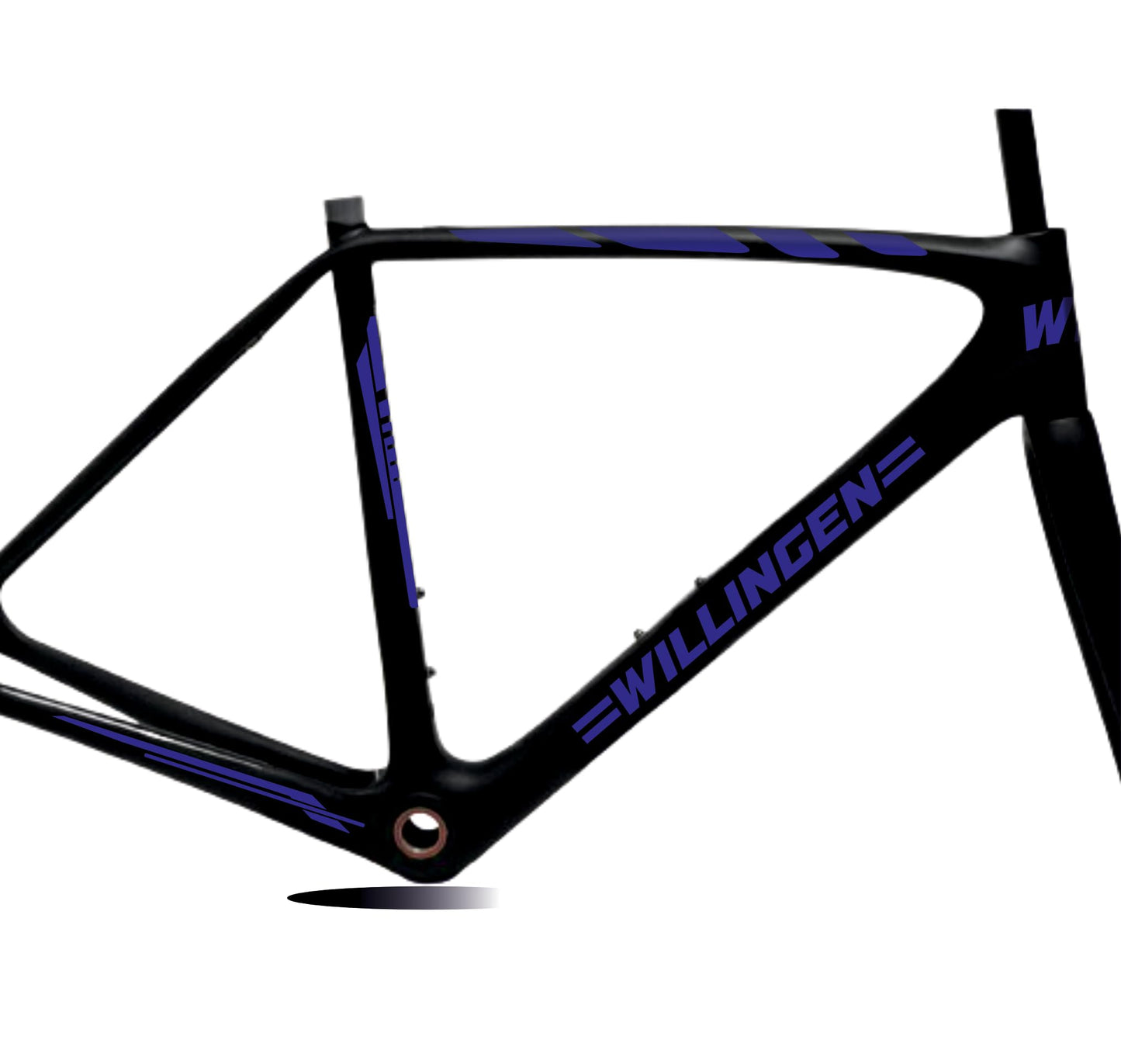 Set 7 Adesivi Stickers Decal Telaio Bici Bicicletta Kit adesivi telaio MTB BDC Universale Protezione WILLINGEN COD. B0186
