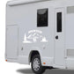 DualColorStampe Adesivo per Camper Compatibili con Adria Arca Bürstner Carthago Chausson Elnagh Hobby Mobilvetta Mclouis Caravan stickers roulotte - 0388