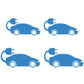 DualColorStampe Adesivi in vinile wall stickers tuning auto elettrica LOGO AUTO ELETTRICA accessori auto stickers COD.0422