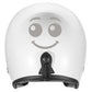 Set 2 Adesivi Smile Ø 10 cm Emoticon per moto, scooter, casco, auto Resistente alle intemperie con protezione UV C0101