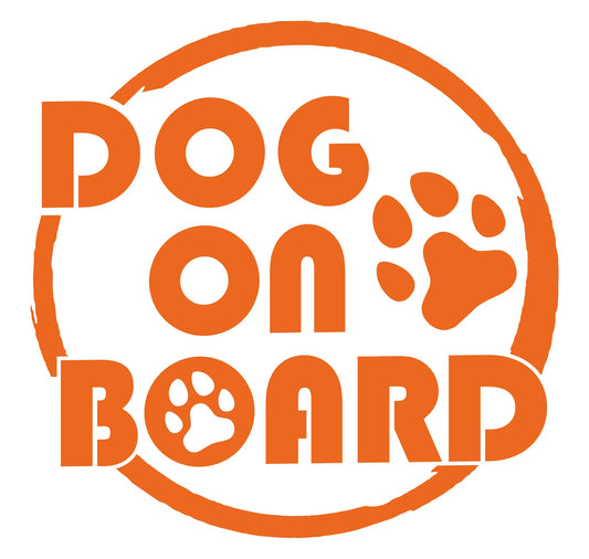 DualColorStampe Adesivo dog on board Stickers a forma di zampa di cane impronta cane a bordo decalcomania decal colore a scelta 0008