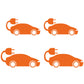 DualColorStampe Adesivi in vinile wall stickers tuning auto elettrica LOGO AUTO ELETTRICA accessori auto stickers COD.0422