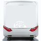 DualColorStampe Adesivo per Camper Compatibili con Adria Arca Bürstner Carthago Chausson Elnagh Hobby Mobilvetta Mclouis Caravan stickers roulotte - 0388