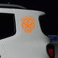 DualColorStampe Adesivi compatibili con Jeep Renegade stella militare Army Fuoristrada 4X4 Fiancata Offroad Adesivi Stickers AUTO Decal 0391