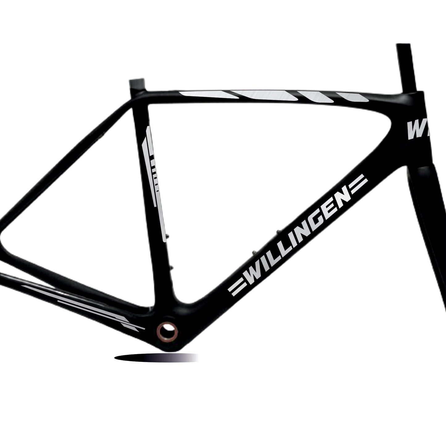 Set 7 Adesivi Stickers Decal Telaio Bici Bicicletta Kit adesivi telaio MTB BDC Universale Protezione WILLINGEN COD. B0186