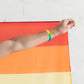 Polsiera in silicone arcobaleno - Accessorio Gay Pride LGBT Festival Eventi - Bracciale per Uomini o Donne - Resistente all’acqua Polsiera Sportiva gadget