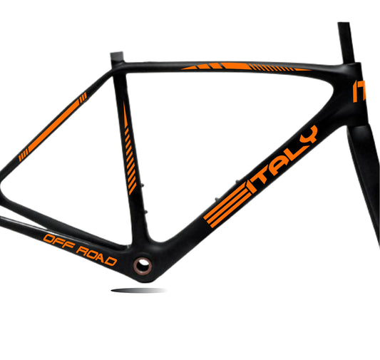 DualColorStampe Set 11 Adesivi Stickers Decal Telaio Bici Bicicletta adesivi telaio MTB BDC Universale Protezione frame B0176