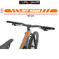 Kit completo Adesivi Cerchi Bici MTB 26'' - 27,5'' - 28-29'' Pollici, adesivi forcella MTB, adesivi telaio MTB off road Stickers decal - B0068