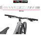 Kit completo Adesivi Cerchi Bici MTB 26'' - 27,5'' - 28-29'' Pollici, adesivi forcella MTB, adesivi telaio MTB off road Stickers decal - B0068
