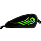 DualColorStampe® Adesivi Compatibili con Harley-Davidson bandiera tribale serbatoio Set 2 stickers Moto Motorbike COD. M0364 (VERDE FLUO)