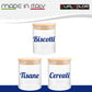 DualColorStampe Adesivi per barattoli cucina, per biscotti tisane e cereali per dispensa, stickers eleganti, in materiale Impermeabile e lavabile - I0151
