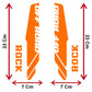 Kit completo Adesivi Cerchi Bici MTB 26'' - 27,5'' - 28-29'' Pollici, adesivi forcella MTB, adesivi telaio MTB off road Stickers decal - B0068