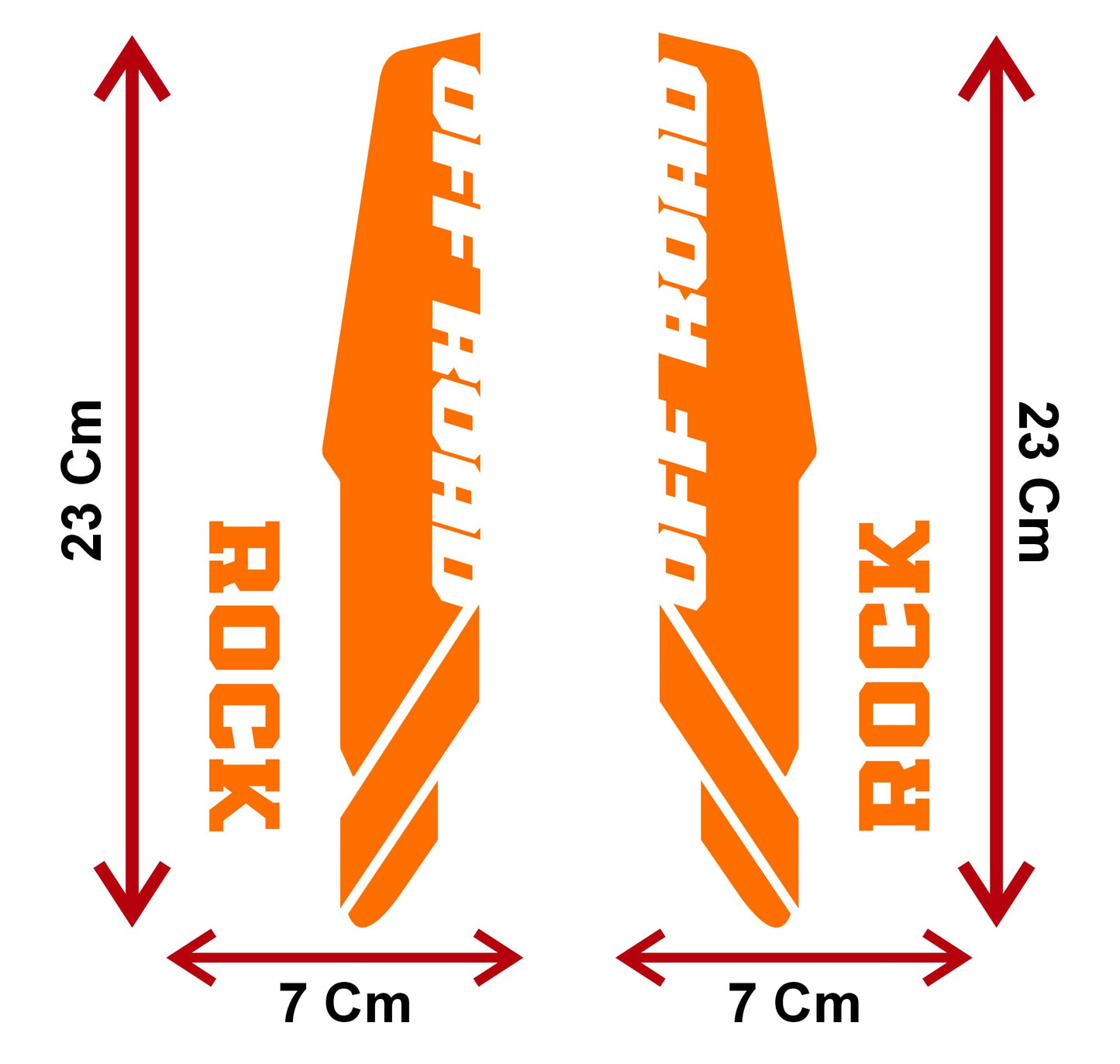 Kit completo Adesivi Cerchi Bici MTB 26'' - 27,5'' - 28-29'' Pollici, adesivi forcella MTB, adesivi telaio MTB off road Stickers decal - B0068