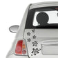 DualColorStampe Adesivi per Auto - Fiori E Farfalle - Auto Macchina Auto Moto Camper, Stickers, Decal 0046