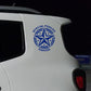 DualColorStampe Adesivi compatibili con Jeep Renegade stella militare Army Fuoristrada 4X4 Fiancata Offroad Adesivi Stickers AUTO Decal 0391