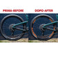 Adesivi Cerchi Bici 26'' - 27,5'' - 28-29'' Pollici Ruota Bicicletta MTB Bike Stickers Cerchi MOUNTAIN BIKE B0211