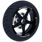 DualColorStampe Confezione Adesivi Set Completo di Cerchi Strisce per Moto per 2 Ruote da 17'' pollici strips Design Racing ABRUZZO D0117