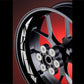 DualColorStampe Adesivi interno cerchi moto 17 POLLICI decal stickers cerchioni gomme strisce moto COD. D0035